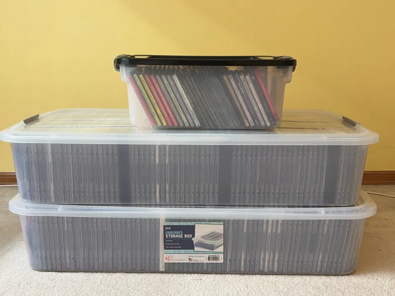 Massive Music CD Collection – Hundreds of CDs in Storage Totes - Newcastle Estate Collection - STERLING SILVER, GOLD TEETH, Antiques & Collectibles | Ocean Bid Auction