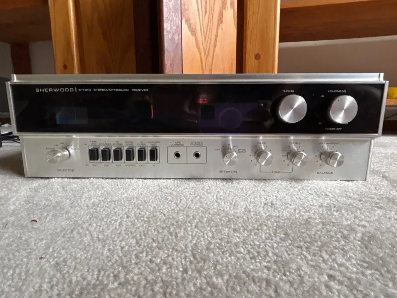 Vintage Sherwood S-7310 Stereo Receiver – Tested & Working Audio - Newcastle Estate Collection - STERLING SILVER, GOLD TEETH, Antiques & Collectibles | Ocean Bid Auction