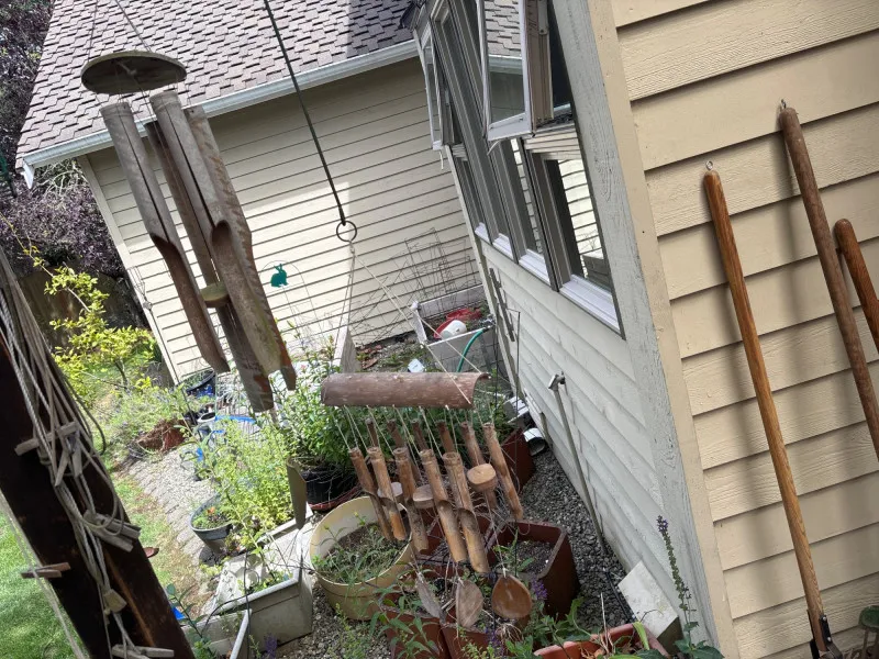 2 Bamboo Wind Chimes – Relaxing Garden & Patio Décor - Newcastle Estate Collection - STERLING SILVER, GOLD TEETH, Antiques & Collectibles | Ocean Bid Auction