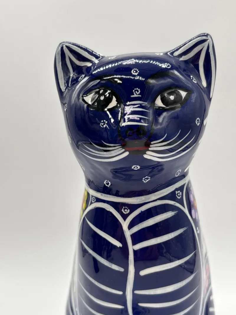 Eclectic Cat-Themed Lot: Pottery Cat, Pepper Shaker, Nesting Doll - Newcastle Estate Collection - STERLING SILVER, GOLD TEETH, Antiques & Collectibles | Ocean Bid Auction