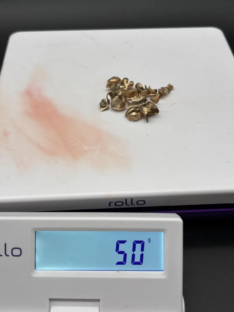 Gold Dental Scrap Lot – Approx. 50 Grams - Newcastle Estate Collection - STERLING SILVER, GOLD TEETH, Antiques & Collectibles | Ocean Bid Auction