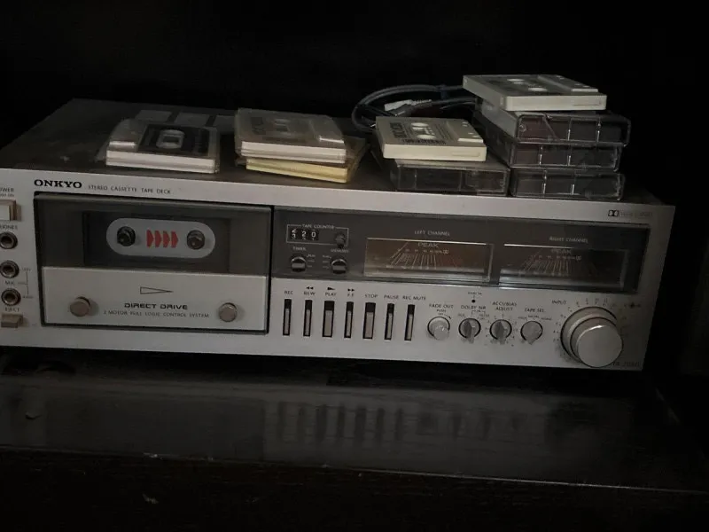 Onkyo Vintage Stereo Cassette Tape Deck System - Newcastle Estate Collection - STERLING SILVER, GOLD TEETH, Antiques & Collectibles | Ocean Bid Auction
