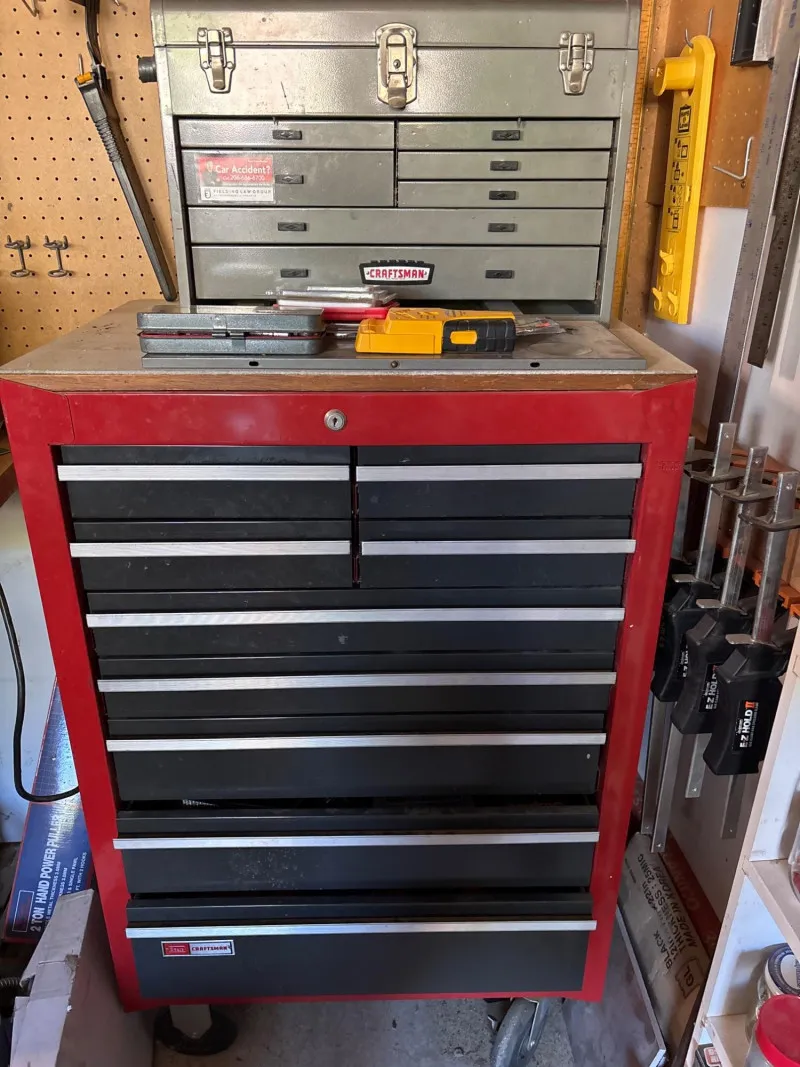 Loaded Craftsman Rolling Tool Chest & Toolbox – Workshop Ready - Newcastle Estate Collection - STERLING SILVER, GOLD TEETH, Antiques & Collectibles | Ocean Bid Auction