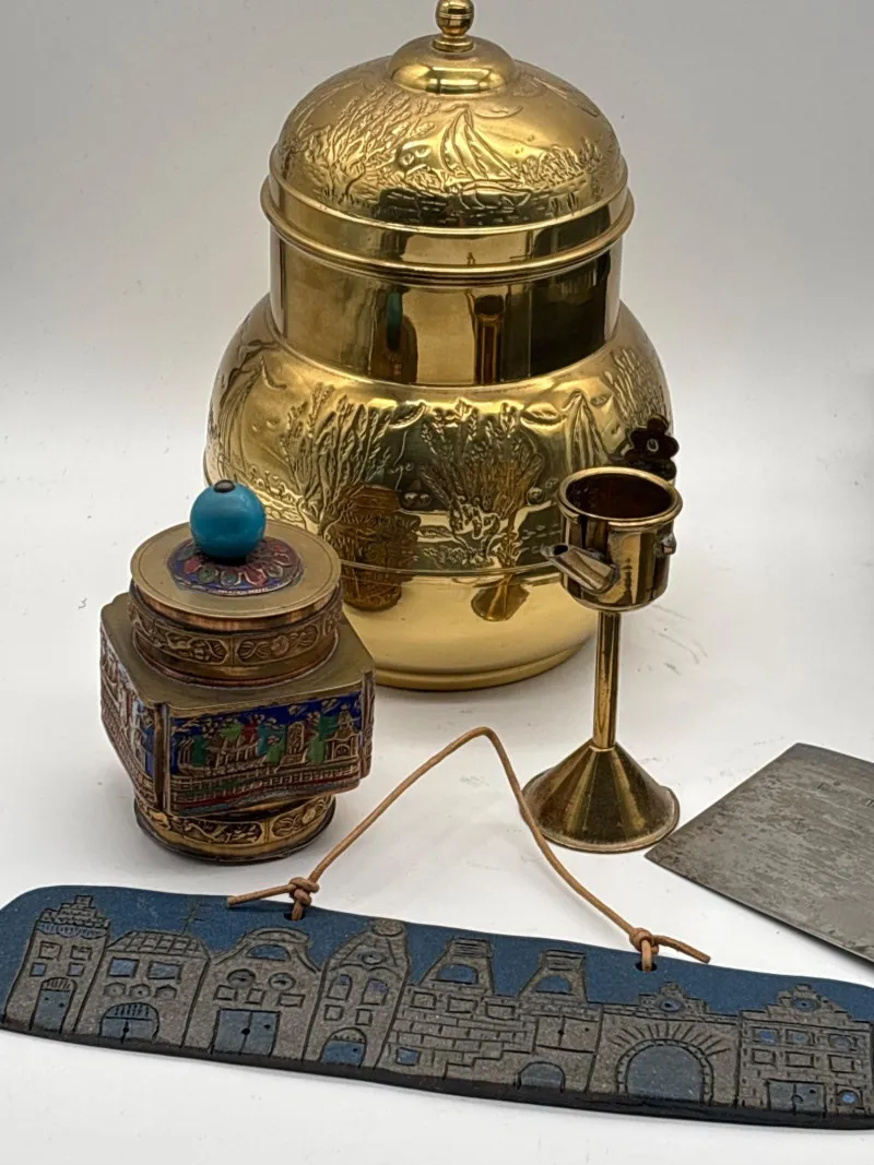 Vintage Brass & Decorative Objects Collection - Newcastle Estate Collection - STERLING SILVER, GOLD TEETH, Antiques & Collectibles | Ocean Bid Auction