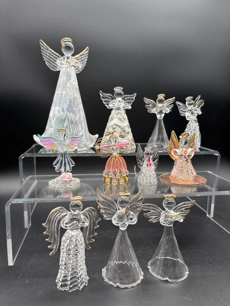 Large Collection of Glass & Crystal Angel Figurines – 11 Pieces - Newcastle Estate Collection - STERLING SILVER, GOLD TEETH, Antiques & Collectibles | Ocean Bid Auction