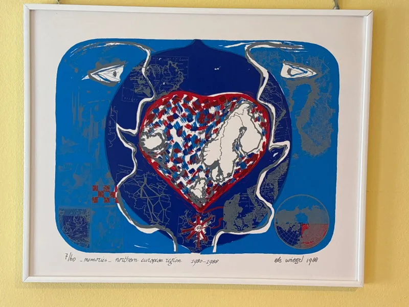 Els Wiegel Signed & Numbered Serigraph "Memories" 1988 Framed Art - Newcastle Estate Collection - STERLING SILVER, GOLD TEETH, Antiques & Collectibles | Ocean Bid Auction