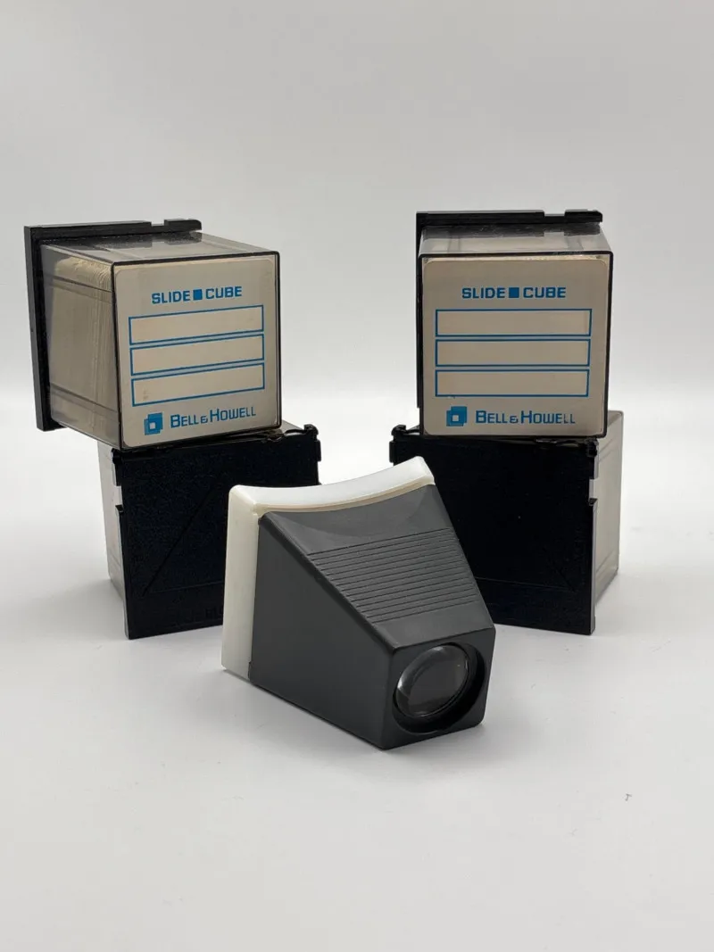 Bell & Howell Slide Cubes, Slide Viewer & Kodachrome Slides Lot - Newcastle Estate Collection - STERLING SILVER, GOLD TEETH, Antiques & Collectibles | Ocean Bid Auction