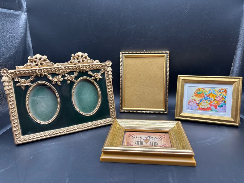 Vintage Picture Frame Lot Ornate Gold & Decorative Frames - Collector’s Dream Auction – Lladro, Murano, Coastal Decor-Anacortes and Sequim pick-ups | Ocean Bid Auction
