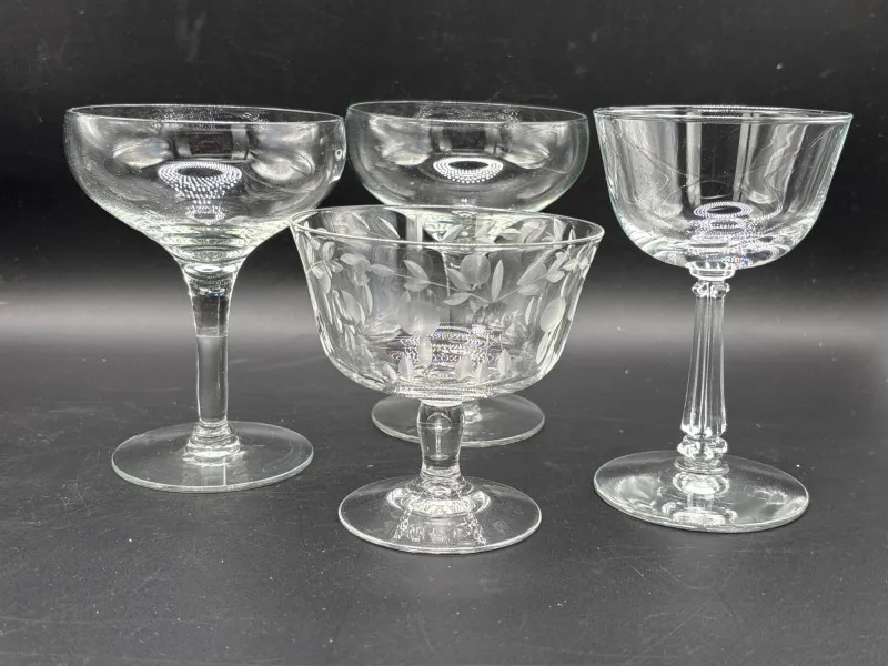 🍹 Summer Entertaining! Mixed Stemware Glass Lot - Collector’s Dream Auction – Lladro, Murano, Coastal Decor-Anacortes and Sequim pick-ups | Ocean Bid Auction
