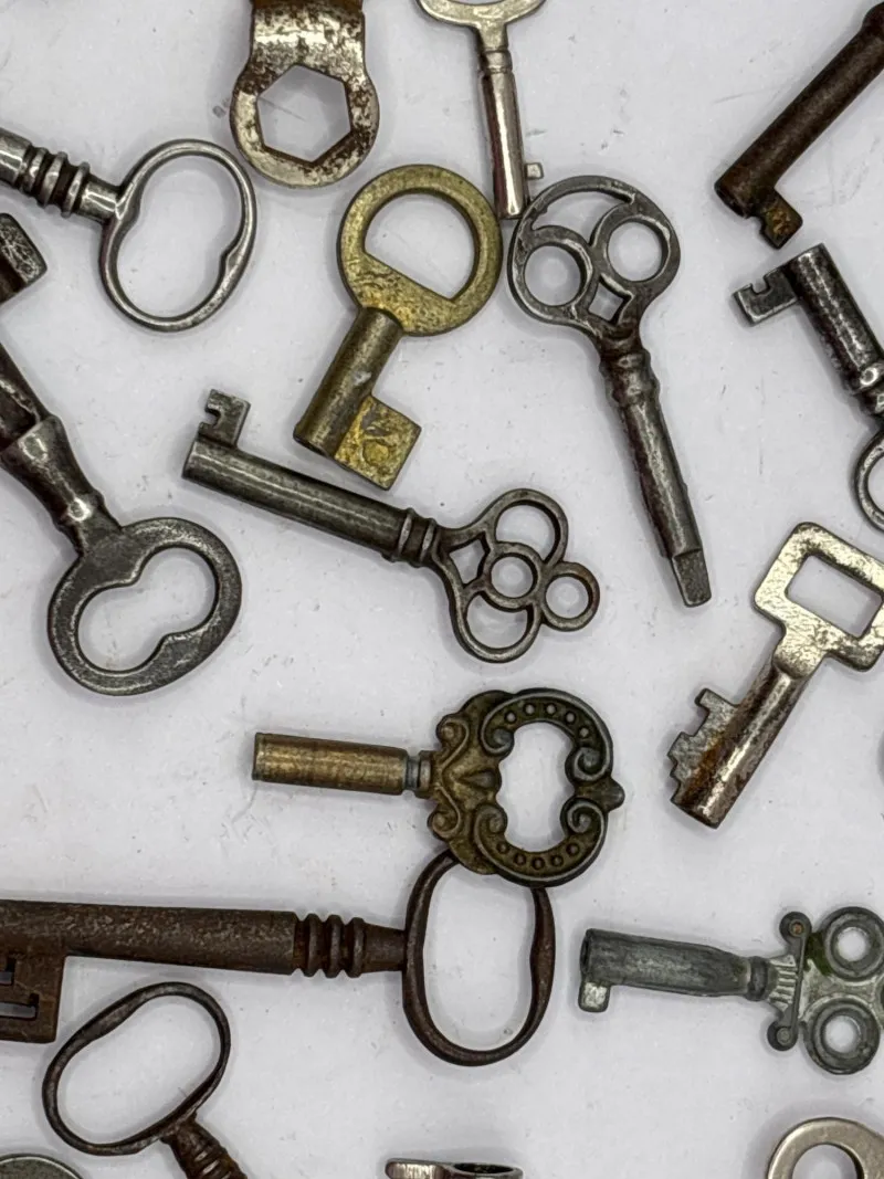 Vintage Skeleton Keys Lot Antique Brass Iron Steampunk Decor - Collector’s Dream Auction – Lladro, Murano, Coastal Decor-Anacortes and Sequim pick-ups | Ocean Bid Auction