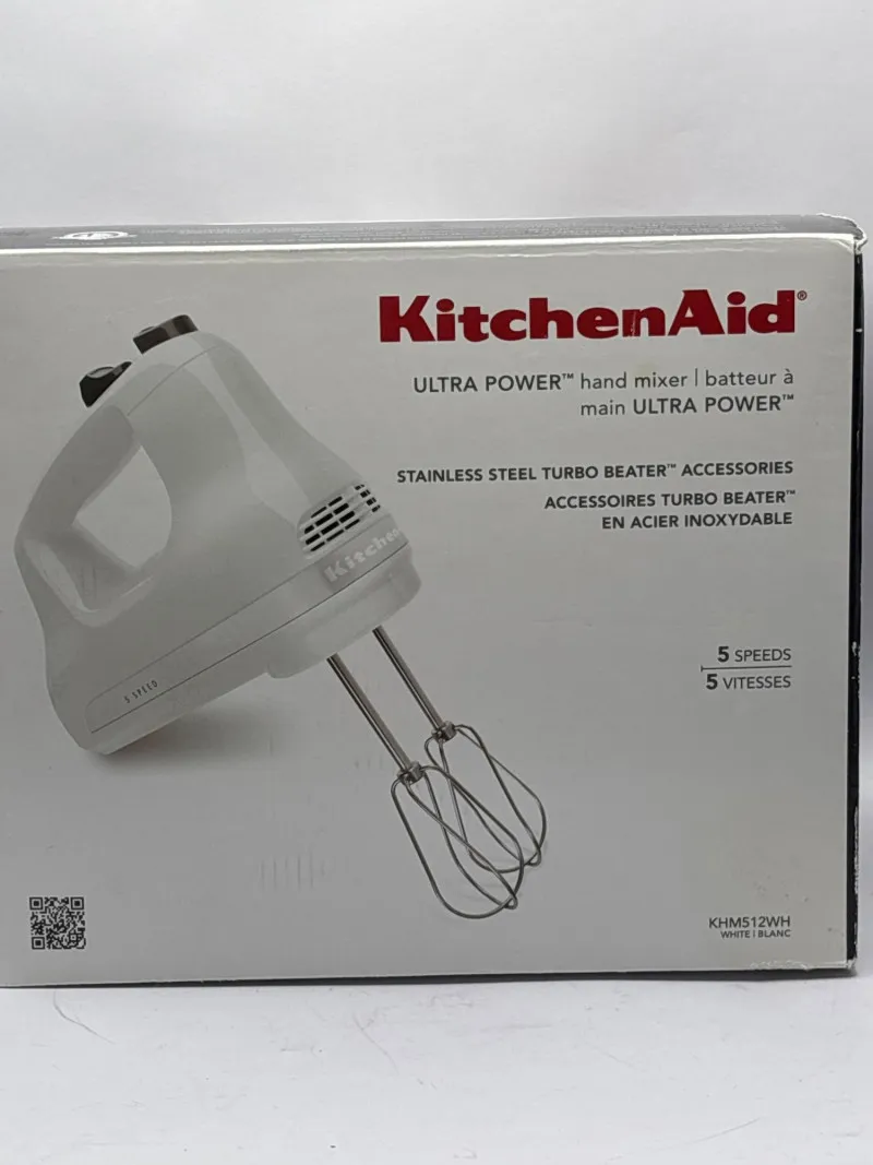Estate Sale KitchenAid Ultra Power Hand Mixer 5 Speed White - Collector’s Dream Auction – Lladro, Murano, Coastal Decor-Anacortes and Sequim pick-ups | Ocean Bid Auction
