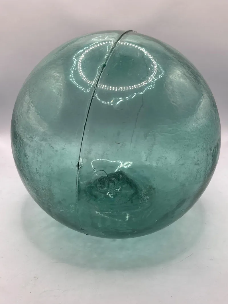 Large Aqua Glass Float Buoy Nautical Coastal Decor Sphere - Collector’s Dream Auction – Lladro, Murano, Coastal Decor-Anacortes and Sequim pick-ups | Ocean Bid Auction