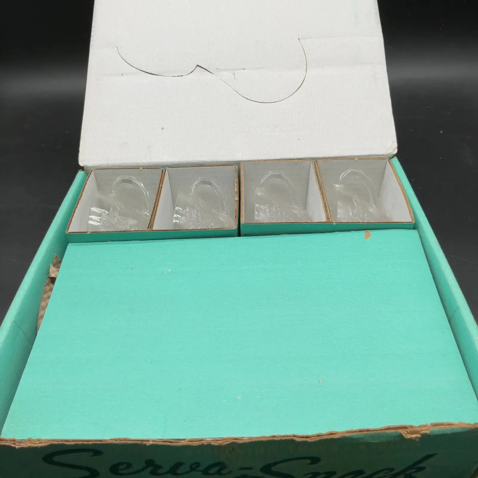 Vintage Anchor Hocking Serva-Snack Set – COMPLETE! Original Box – Grape & Leaf Pattern - Mt. Vernon Auction – Vintage Treasures, Antiques, Sterling Silver, Jewelry & More! | Ocean Bid Auction