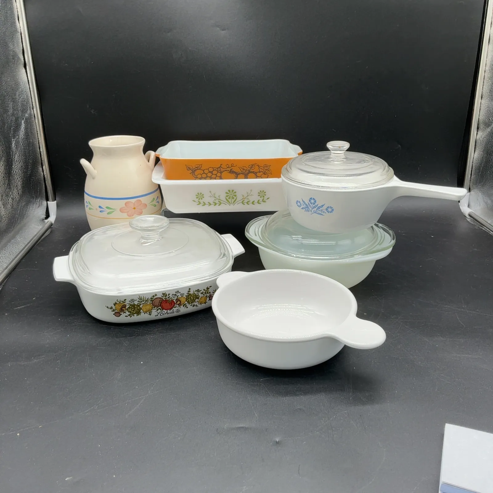 Vintage Corning Ware Pyrex Casserole Bakeware Lot