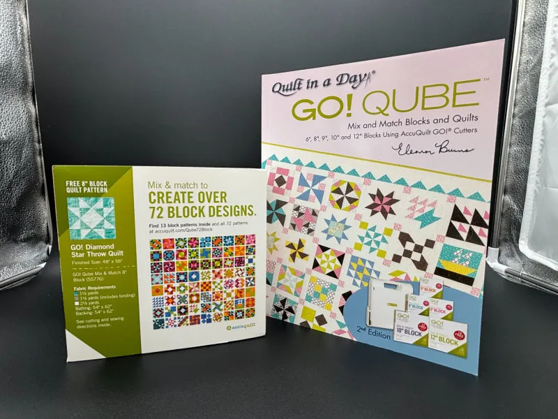 AccuQuilt GO! Qube 8" Mix & Match Block Set with Book & Patterns - Mixed Treasures Auction | Ocean Bid Auction