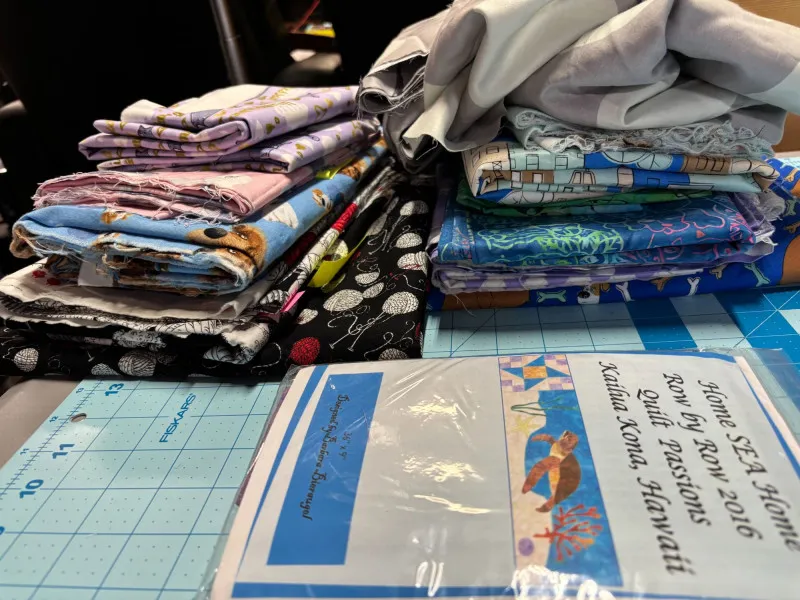Large Quilting Fabric Lot – Yardage & Scraps – Prints, Batiks & Novelt - Mixed Treasures Auction | Ocean Bid Auction
