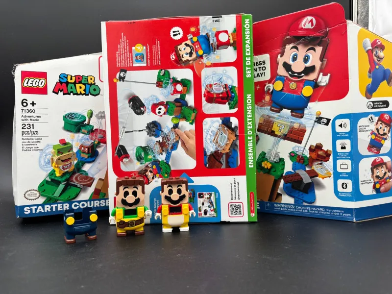 LEGO Super Mario Lot – Starter Course 71360 + Expansion Set - Mixed Treasures Auction | Ocean Bid Auction