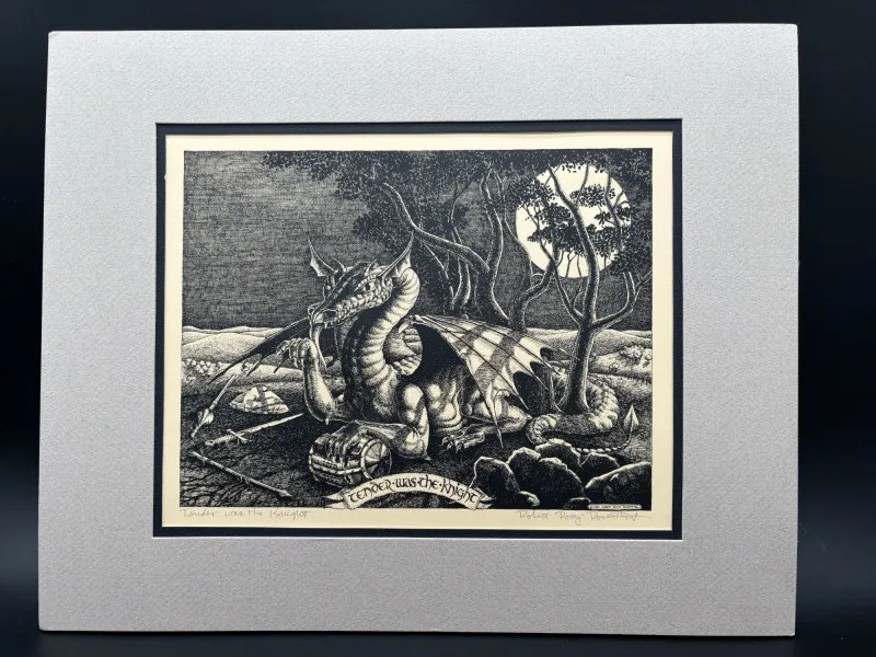 Robert “Rosey” Rosenthal – “Tender Was the Knight” – Signed Print - Mixed Treasures Auction | Ocean Bid Auction