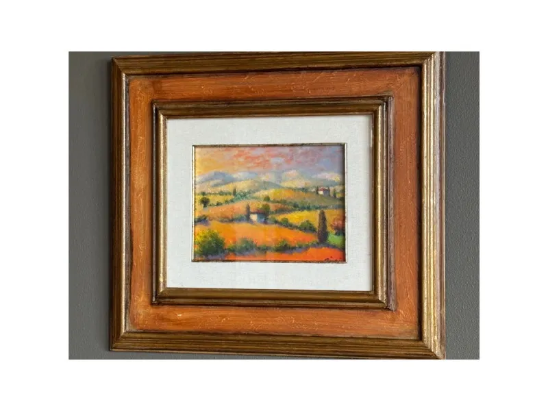 Original Prof. E. Ricci "Colline Toscane" Oil Painting w/ COA - Anacortes Estate Auction – Sterling Silver, Jewelry & Incredible Finds | Ocean Bid Auction