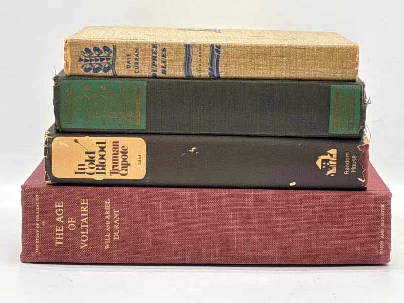 Four First Edition Books, including the Age of Voltaire - Anacortes Estate Auction – Sterling Silver, Jewelry & Incredible Finds | Ocean Bid Auction