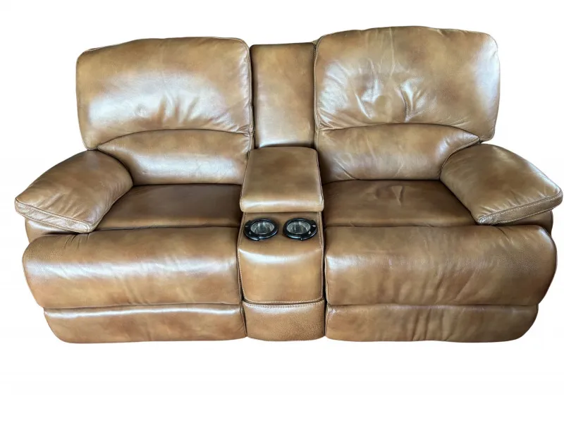 Leather Power Reclining Loveseat with Center Console - Anacortes Estate Auction – Sterling Silver, Jewelry & Incredible Finds | Ocean Bid Auction