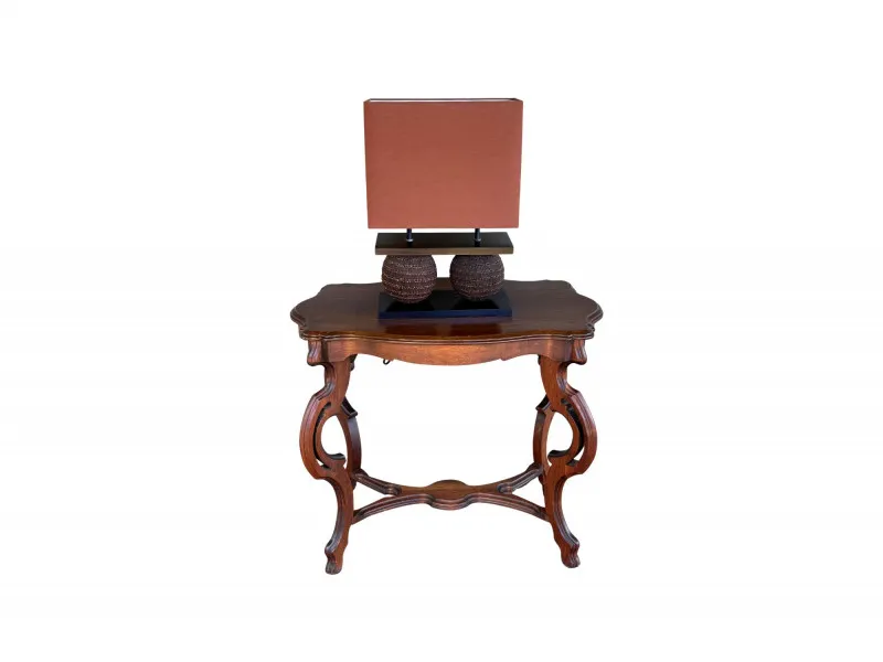 Elegant Carved Accent Table & Designer Table Lamp Set - Anacortes Estate Auction – Sterling Silver, Jewelry & Incredible Finds | Ocean Bid Auction