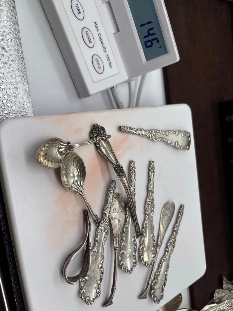 Vintage Sterling Silver Repurpose Lot – Handles, Scrap & Parts - Anacortes Estate Auction – Sterling Silver, Jewelry & Incredible Finds | Ocean Bid Auction