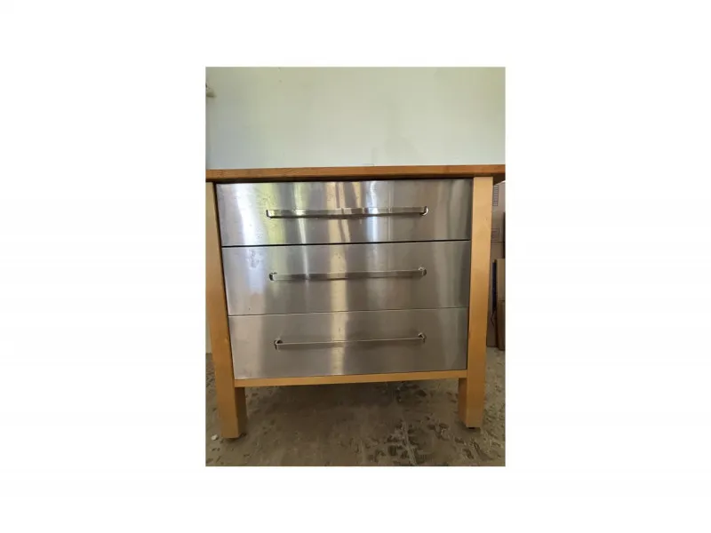 IKEA Varde Kitchen Island with Stainless Steel Drawers - Anacortes Estate Auction – Sterling Silver, Jewelry & Incredible Finds | Ocean Bid Auction