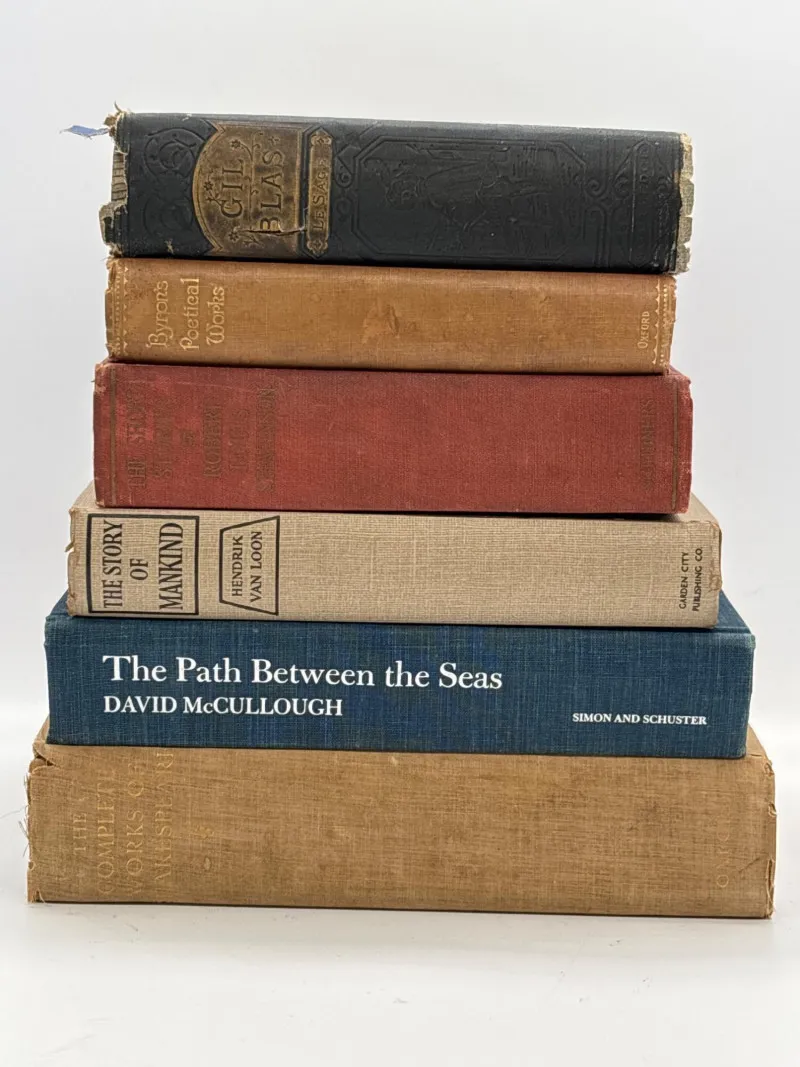 Vintage & Antique Book Collection – History, Poetry & Literature - Anacortes Estate Auction – Sterling Silver, Jewelry & Incredible Finds | Ocean Bid Auction