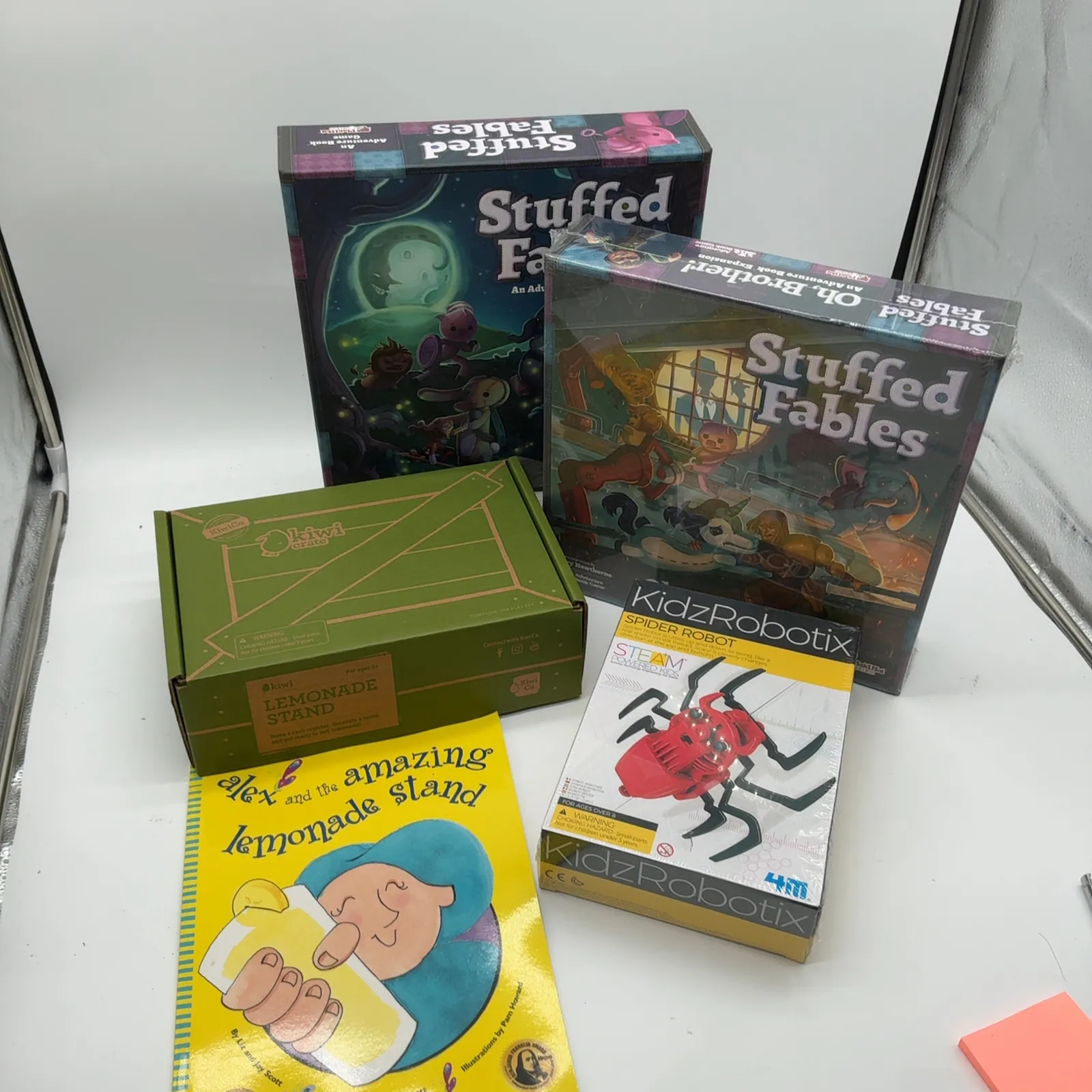 Stuffed Fables KiwiCo Kids Games Activity Lot
