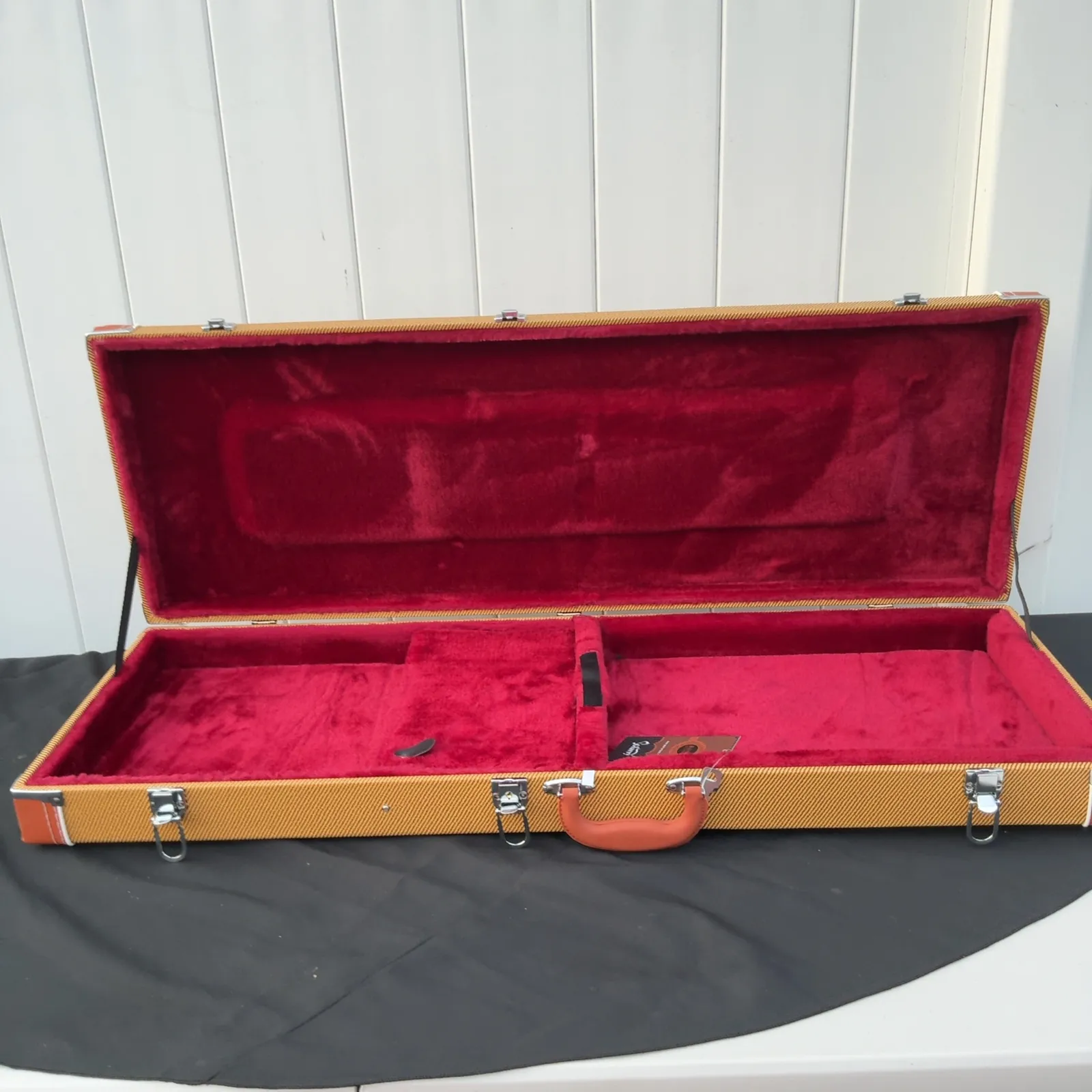 Glarry Tweed Electric Guitar Hardshell Case