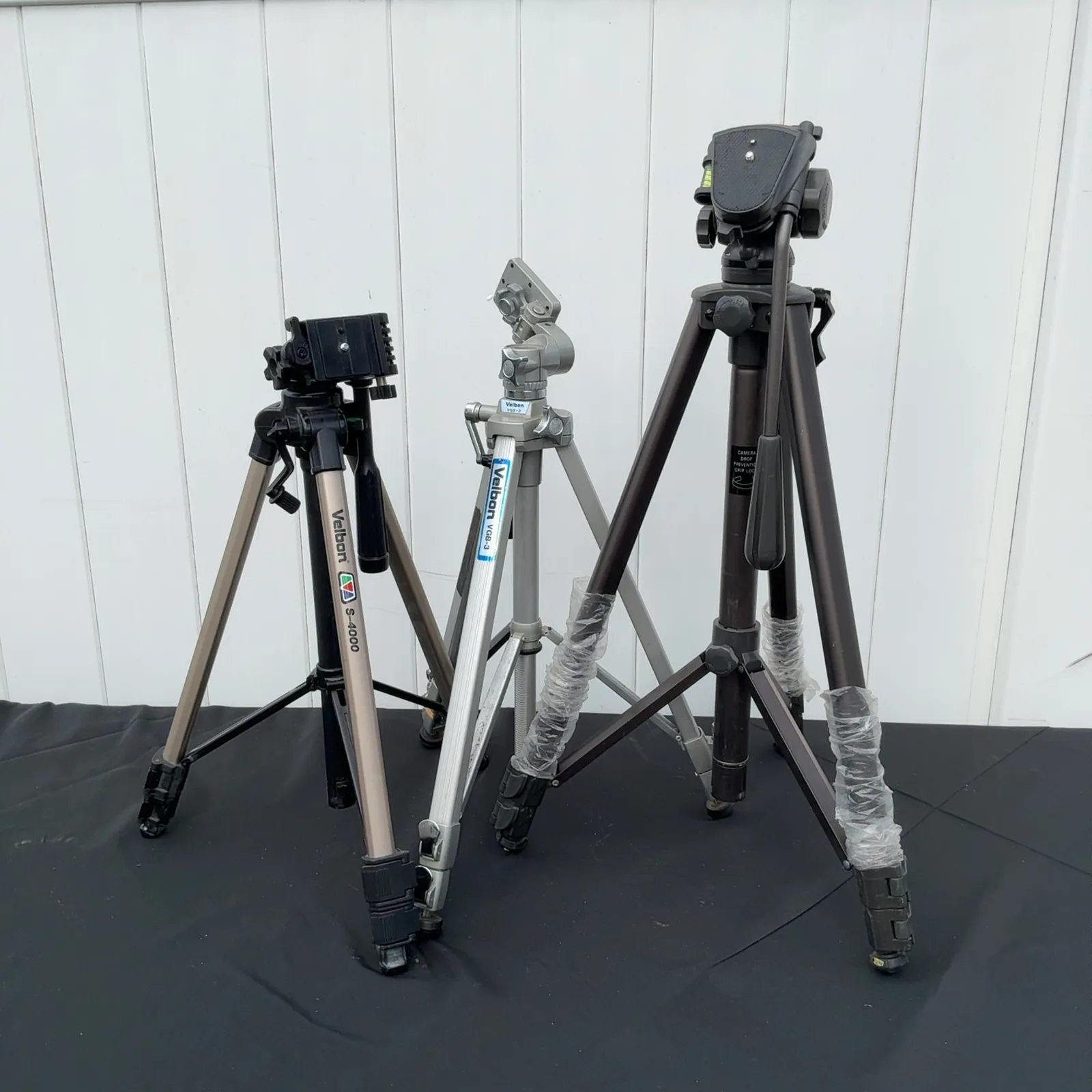 Velbon S-4000 VGB-3 & Solidex Tripod Lot