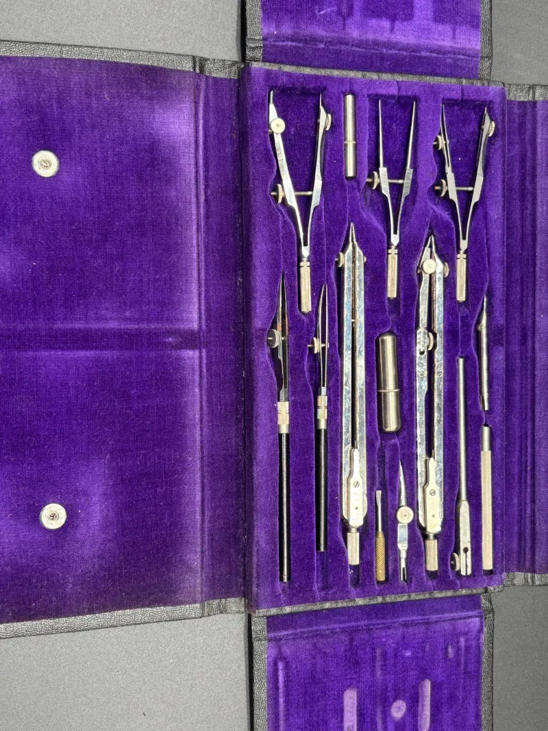 Vintage Friedmann Germany Drafting Set – Complete Geometry Compass Kit - Spring Treasure Auction – Vintage Finds & New-In-Box Surprises. | Ocean Bid Auction
