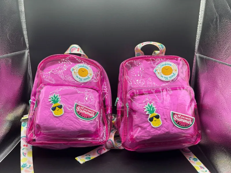 Lot of 2 New Pink Summer Kids Backpacks – Easter Gift - Spring Treasure Auction – Vintage Finds & New-In-Box Surprises. | Ocean Bid Auction