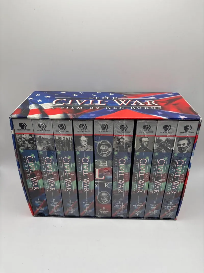 Ken Burns The Civil War Complete VHS Box Set PBS Documentary - Spring Treasure Auction – Vintage Finds & New-In-Box Surprises. | Ocean Bid Auction