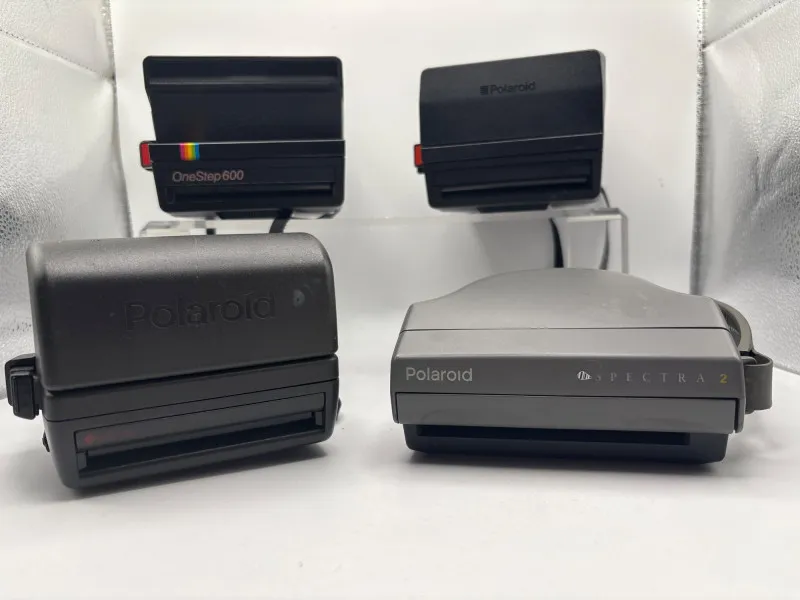 Polaroid Instant Camera Lot OneStep Spectra 2 Vintage Cameras - Spring Treasure Auction – Vintage Finds & New-In-Box Surprises. | Ocean Bid Auction