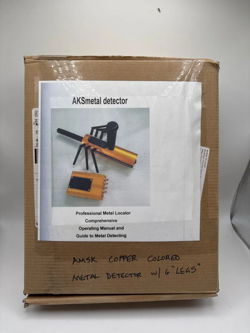 AKS Copper Metal Detector Locator Kit w/ 6 Legs Manual NIB Box - Spring Treasure Auction – Vintage Finds & New-In-Box Surprises. | Ocean Bid Auction