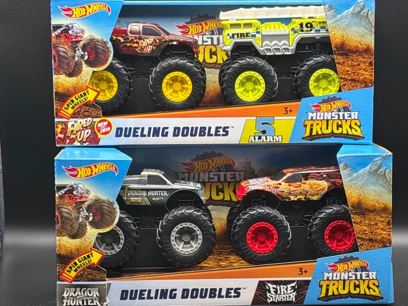 Hot Wheels Monster Trucks Dueling Doubles NIB Lot 5 Alarm Dragon - Spring Treasure Auction – Vintage Finds & New-In-Box Surprises. | Ocean Bid Auction