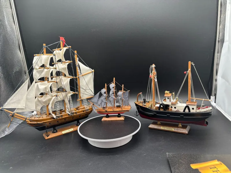 Wood Model Ship Lot – Mayflower & Nautical Boats - Spring Treasure Auction – Vintage Finds & New-In-Box Surprises. | Ocean Bid Auction