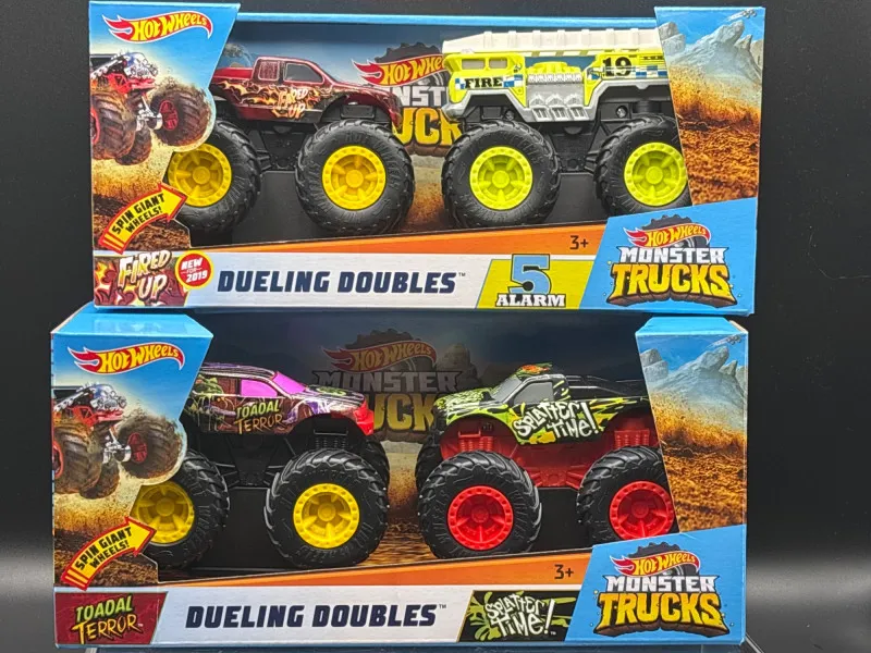 Hot Wheels Monster Trucks Dueling Doubles Lot NIB 5 Alarm & More - Spring Treasure Auction – Vintage Finds & New-In-Box Surprises. | Ocean Bid Auction