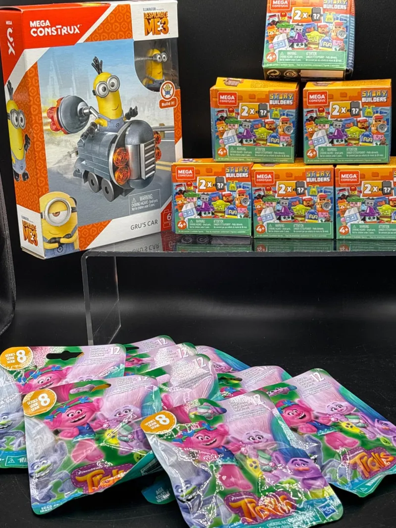 Mega Construx Story Builders Minions Gru Car & Trolls Toy Lot NIB - Spring Treasure Auction – Vintage Finds & New-In-Box Surprises. | Ocean Bid Auction