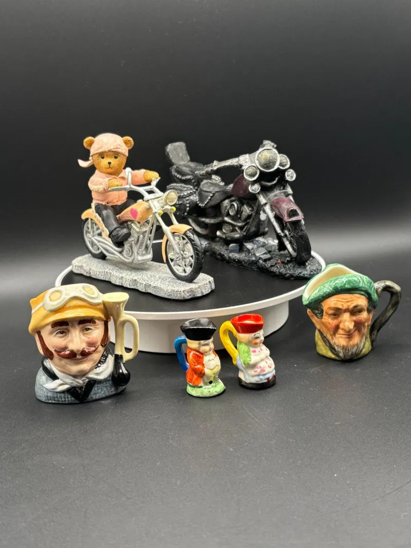 Vintage Character Figurines & Toby Mugs Lot – 6 Pc 📦 - Spring Treasure Auction – Vintage Finds & New-In-Box Surprises. | Ocean Bid Auction