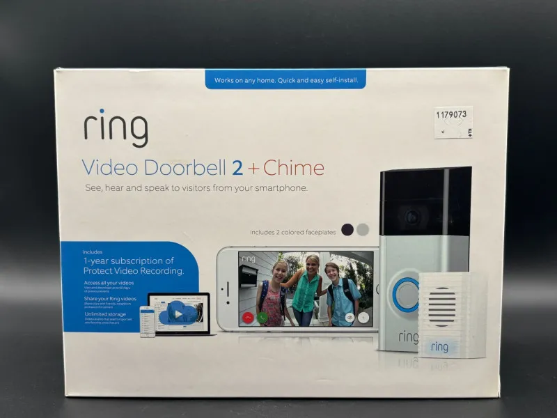 New Ring Video Doorbell 2 + Chime Set – Sealed 📦 - Spring Treasure Auction – Vintage Finds & New-In-Box Surprises. | Ocean Bid Auction