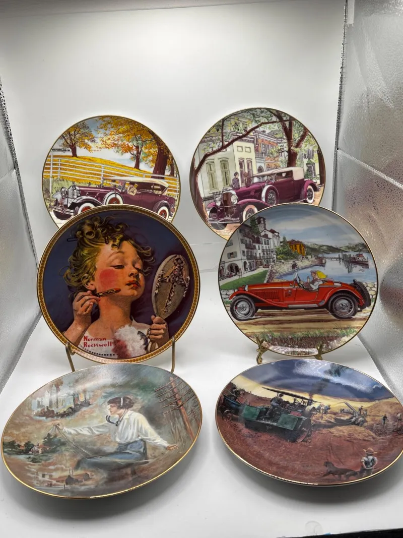 Danbury Mint & Norman Rockwell Collector Plate Lot 6 Vintage - Spring Treasure Auction – Vintage Finds & New-In-Box Surprises. | Ocean Bid Auction