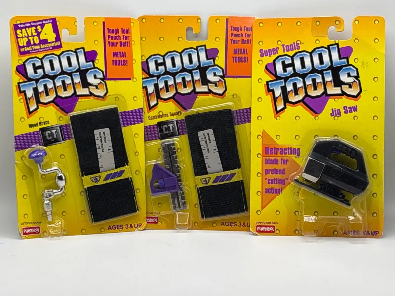 Hasbro Cool Tools Toy Tool Set Lot NIP Jig Saw Drill - Spring Treasure Auction – Vintage Finds & New-In-Box Surprises. | Ocean Bid Auction