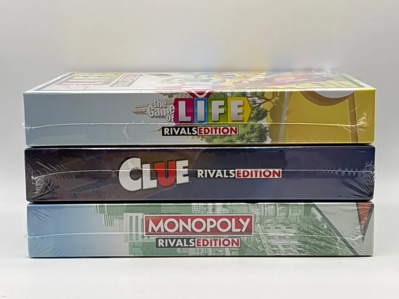 Rivals Edition Board Games Lot Monopoly Clue Life NIB Sealed - Spring Treasure Auction – Vintage Finds & New-In-Box Surprises. | Ocean Bid Auction
