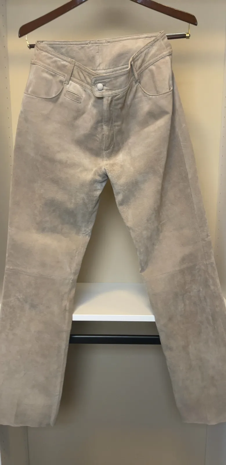 skotts suede pants size 12 high-quality apparel