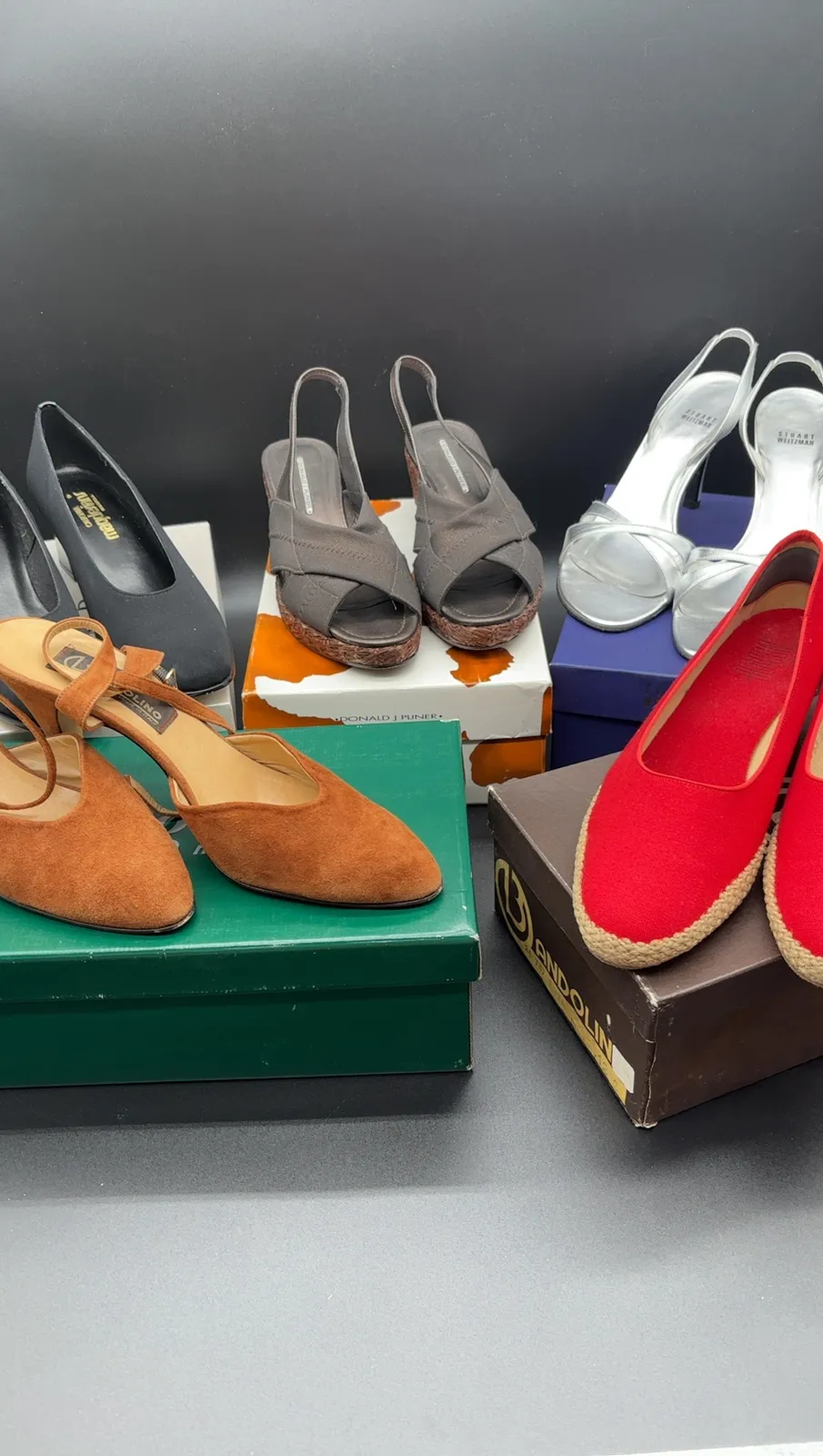 assorted women's shoes lot sizes 11.5-12