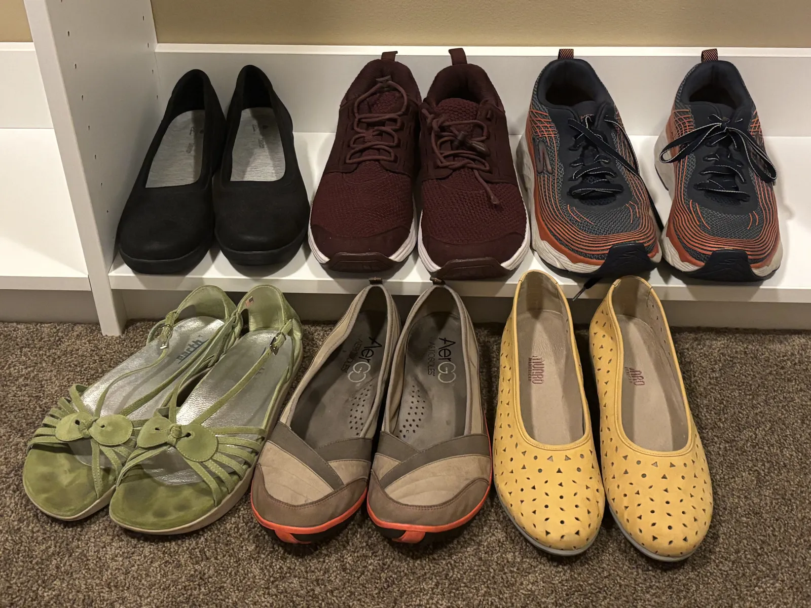6 Pairs Womens Shoes Munro Aerosoles Flats Sneakers
